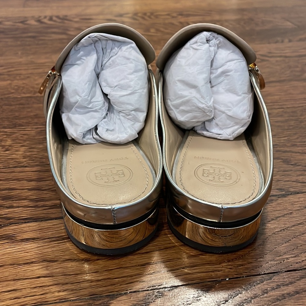 Tory Burch Gold Mule Slides - image 4
